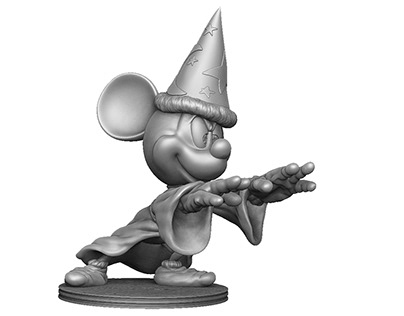 Mickey Wizard FOR 3D PRINT STL