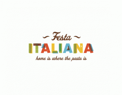 Festa Italiana Logo, Website and Collateral