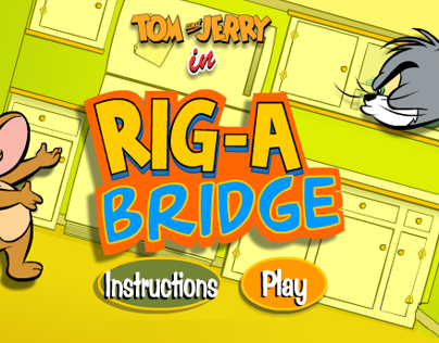 Tom and Jerry Rig a Bridge Smartphone Edition