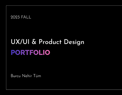2023 UX/UI Design Portfolio