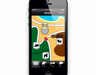 App concept for Budapest Zoo 2013