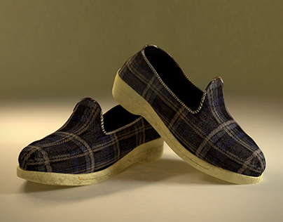 3D Traditional Tunisian shoes