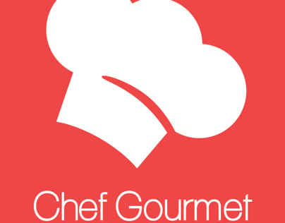 App Chef Gourmet (Flat Design)