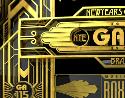New years party graphic