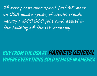 Harriet's General 1st Ad