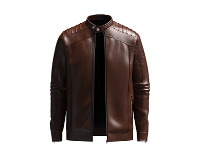 3D model Men Leather jacket