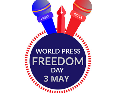 World Press Freedom Day vector image.
