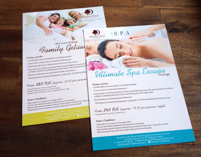 Leaflets for DoubleTree by Hilton Warsaw