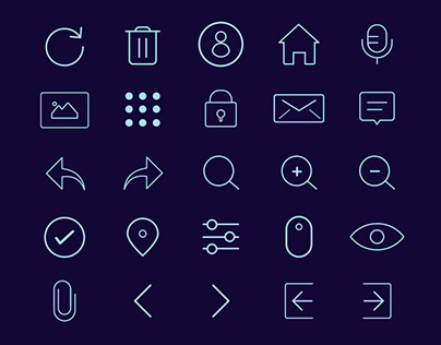 25 must have icons for web and mobile design