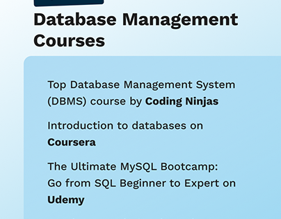4 Best Database Management Courses