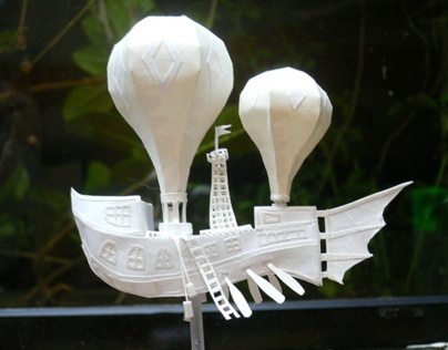 Mini Skyship Paper Model