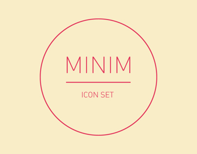 MINIM - Icon Set