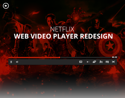 Netflix.com Video Player Redesign