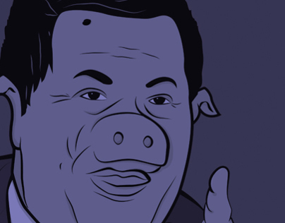 Chavez Pig Portrait