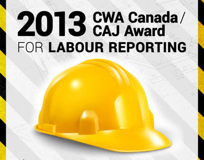 Flyer: CWA Canada / CAJ Awards for Labour Reporting