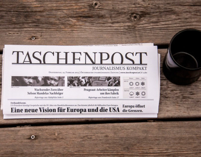 Design & Layout for a Newspaper called Taschenpost