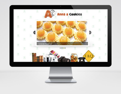 Anna's Cookies Web Design
