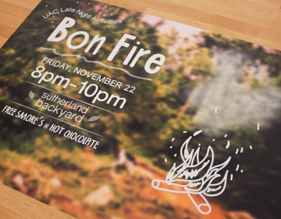 Bon Fire Poster