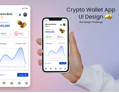 Crypto Wallet App UI design