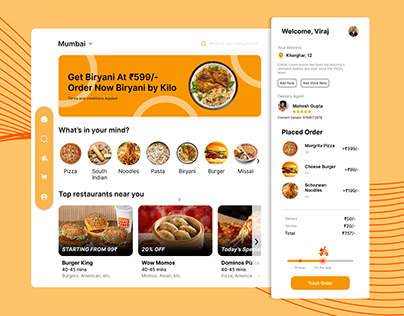 Intuitive Food Delivery (Web Dashboard)