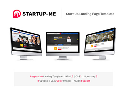 StartUp-Me Responsive Website