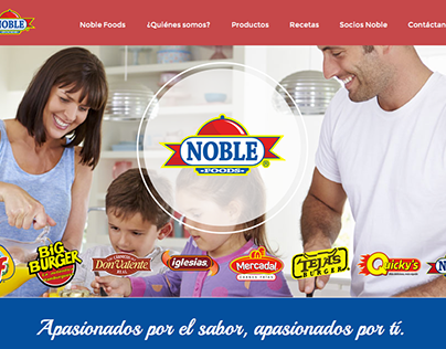 Noble Foods - Webpage