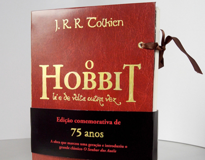 Livro "O Hobbit" de J. R. R. Tolkien
