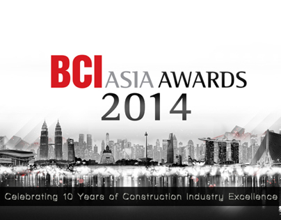 BCI Asia Awards 2014 Backdrop Studies