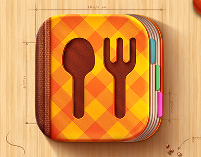 iOS Icon for Cook Book app