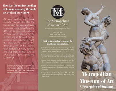 Metropolitan Museum of Art Brochure