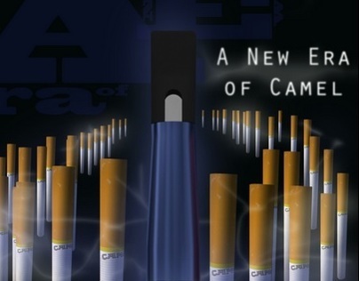 Faux Camel Brand Electronic Cigarette Ad