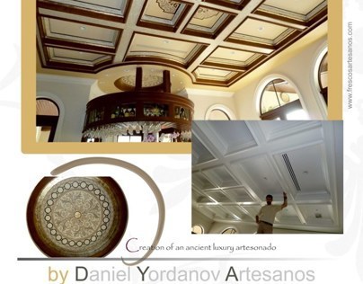 Artesonado / Ornamental &Decorative Painting on Ceiling