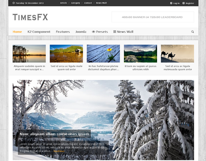 TimesFX - Responsive Joomla Template