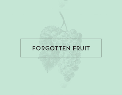 Forgotten Fruit: Design for Good