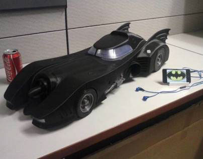 30" 3D Printed 1989 Batmobile