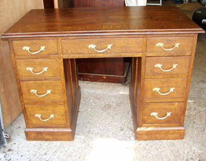 Restoration of Oak Desk