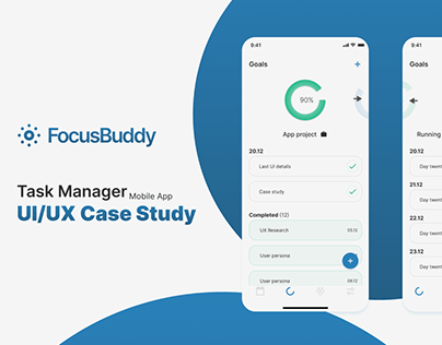 FocusBuddy - Task Manager - UI/UX Case Study