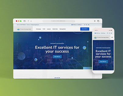 Project thumbnail - IT Services Website
