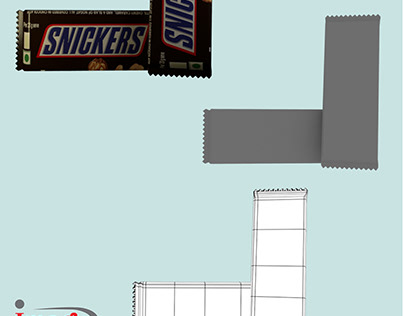 Snickers 3D Modeling Project