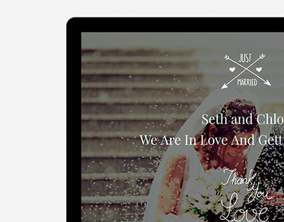 Wedding WordPress Theme - Front-Page