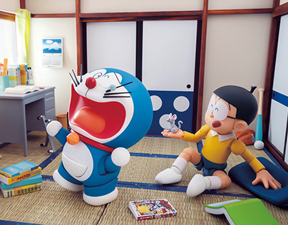 A Micro Room of Doraemon & Nobita