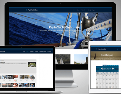 Pepin Yacht Club Web Redesign, Membership & Mobile Setu