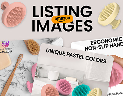 Project thumbnail - Amazon listing images A+ Content EBC | Scalp Massager
