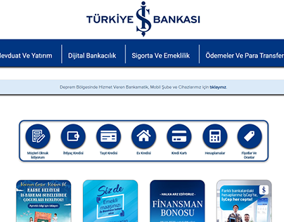 Türkiye İş Bankası Web Sitesi Redesign