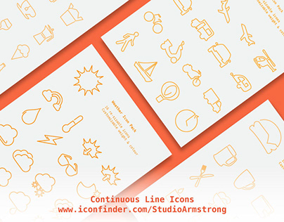 130 Continuous Line Icons