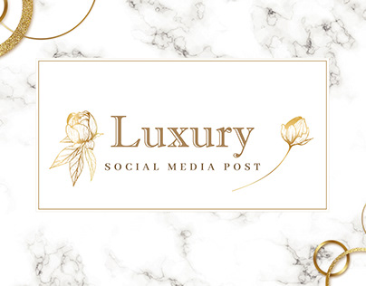 Luxurious Social Media Post