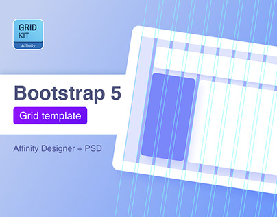 Bootstrap 5 Grid Affinity Designer