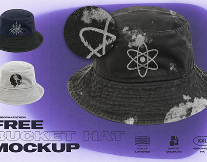 FREE Bucket Hat Mockup