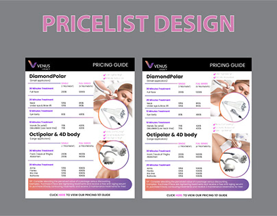 Pricelist design
