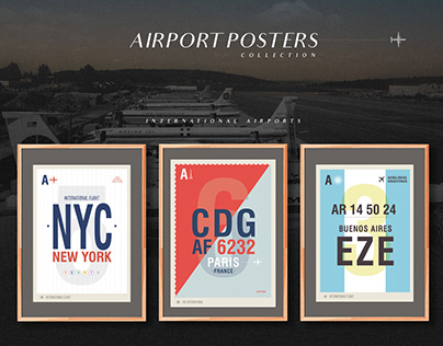Airport Posters Collection